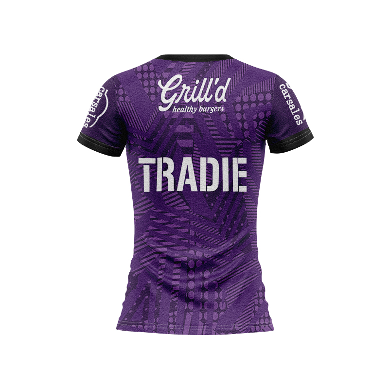 Women's NRL Melbourne Storm 2024 Purple Training Jersey