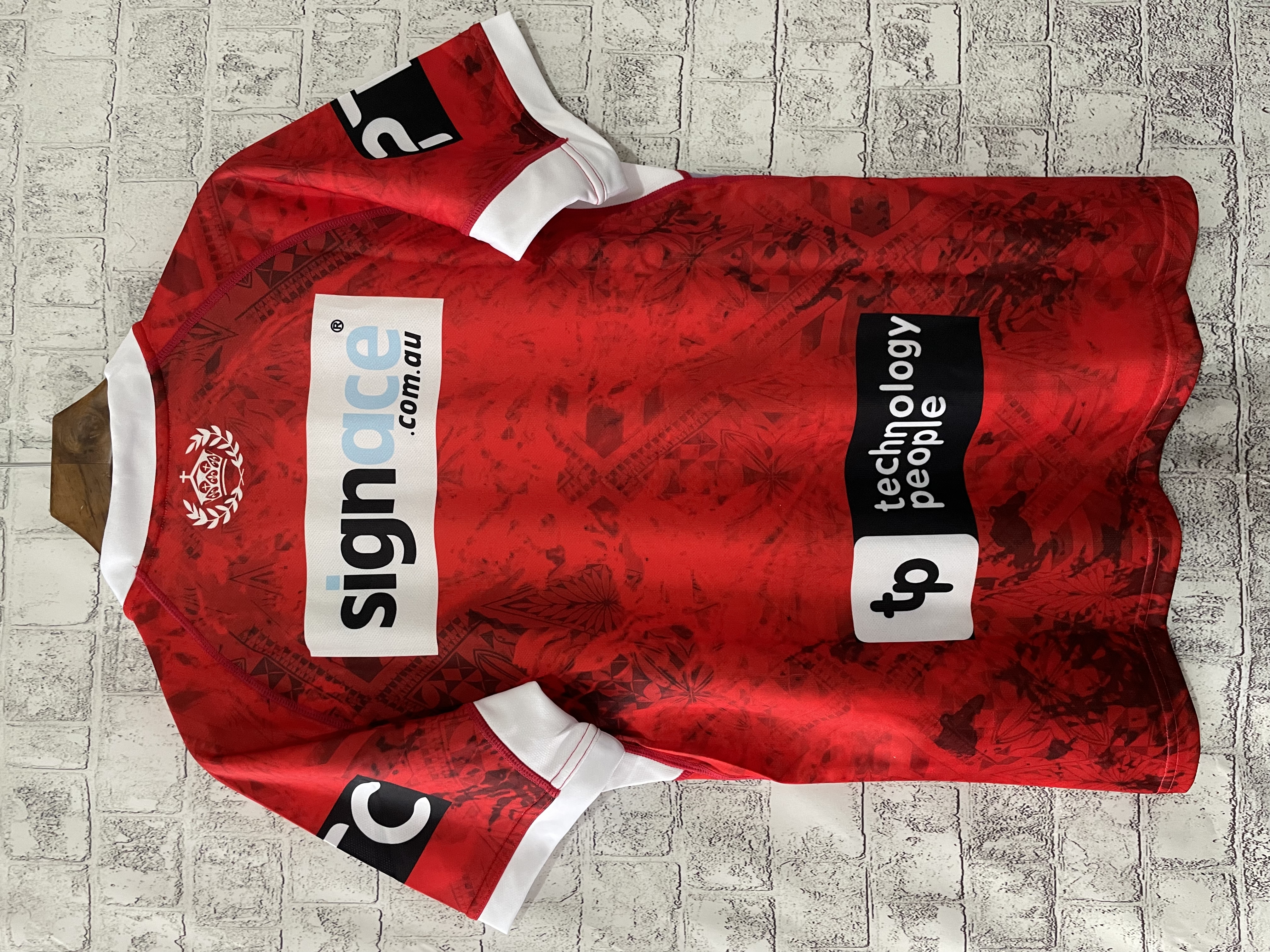 Tonga Rugby 2022 Home Jersey