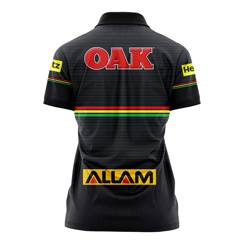 Women's NRL Penrith Panthers 2024 Home Polo Shirt