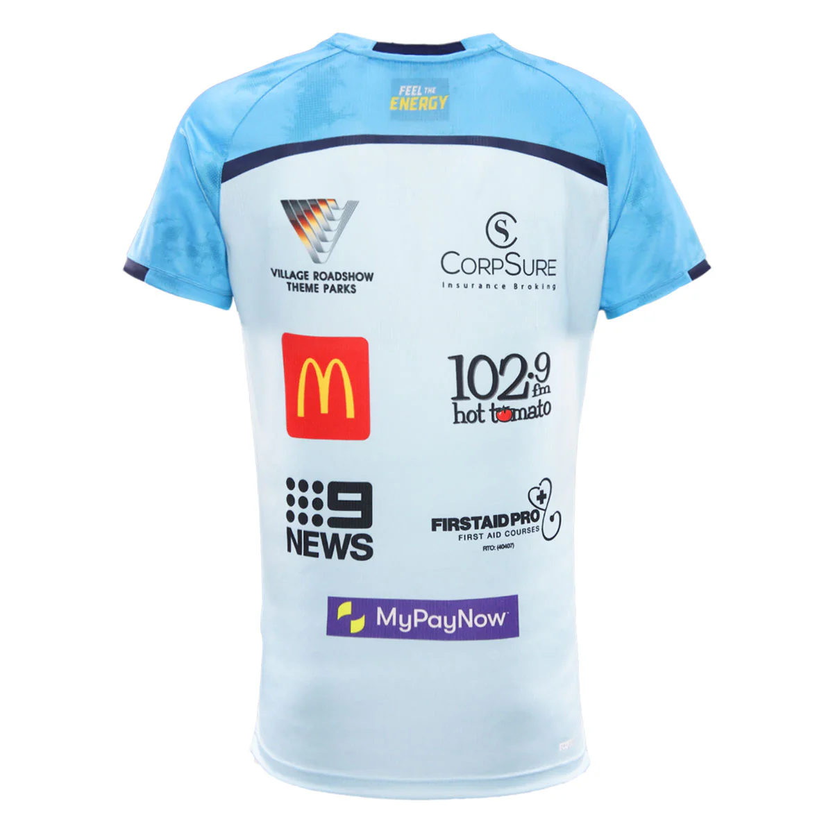 NRL Gold Coast Titans 2025 Light Blue Training Jersey