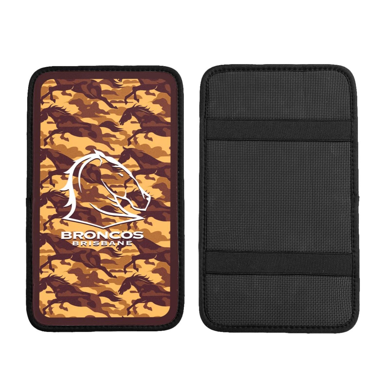 Brisbane Broncos Plaid Car Handrail Box Cushion CHC2497