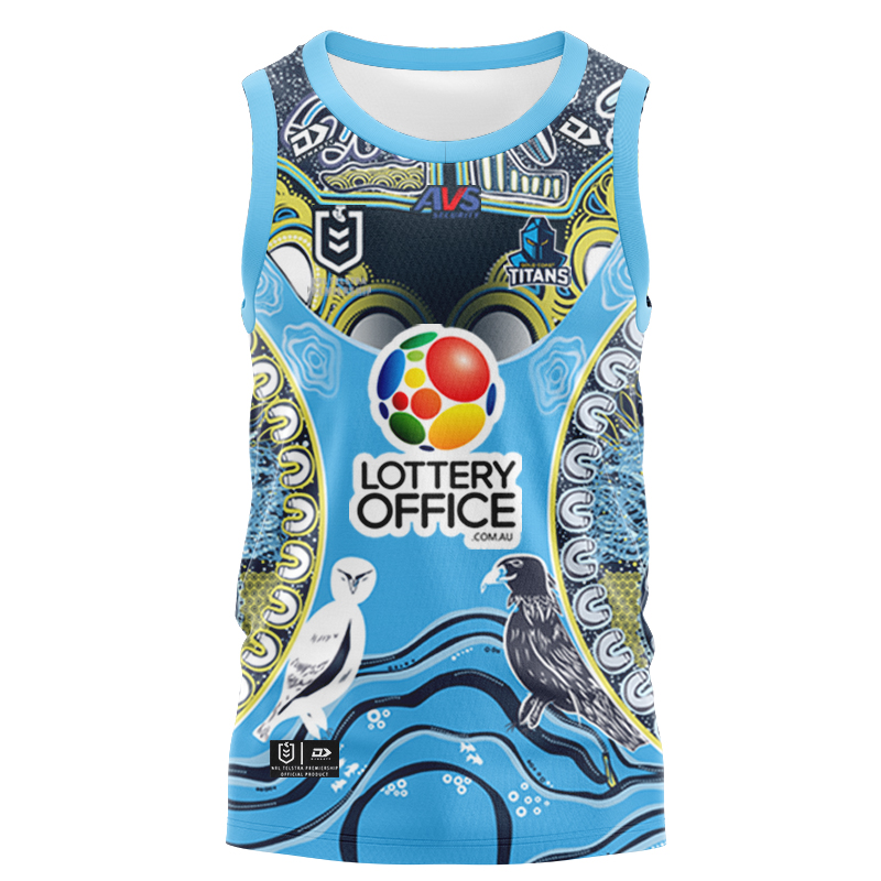 NRL Gold Coast Titans 2024 Indigenous Singlet