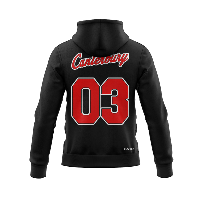 NRL New Zealand Warriors 2024 Black Warm Up Zipper Hoodie