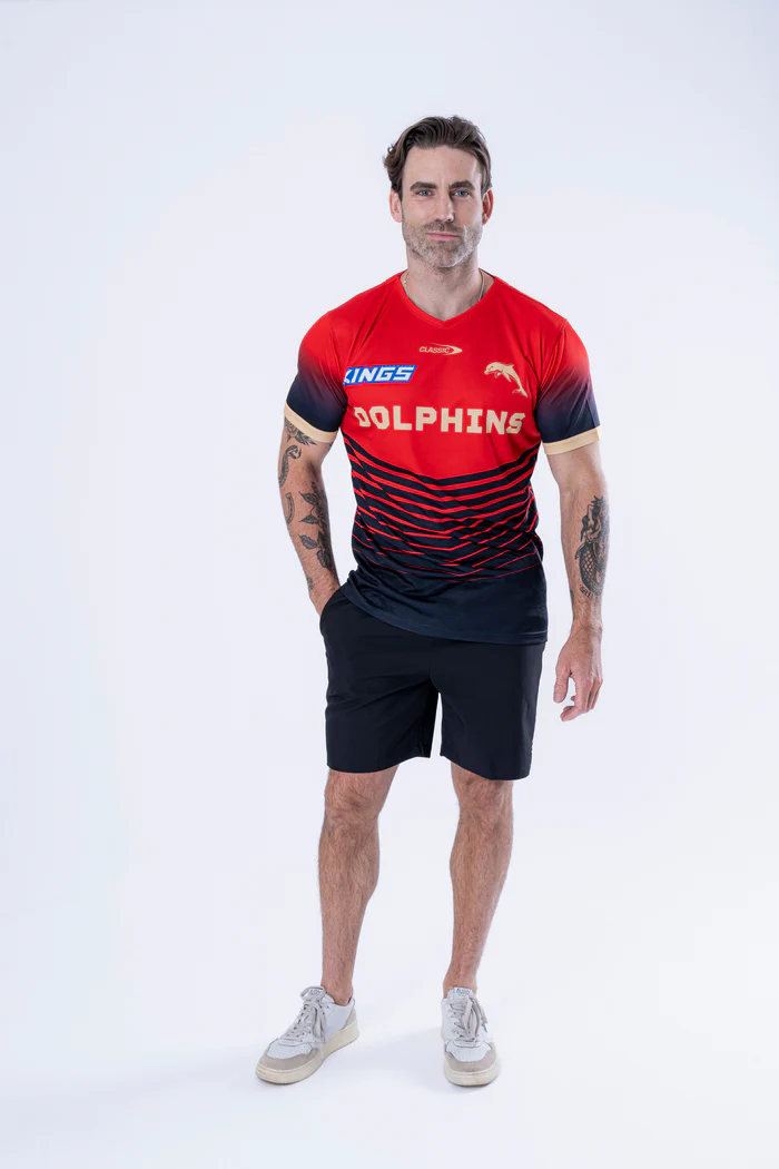NRL Dolphins 2025 Warm Up Training Jersey