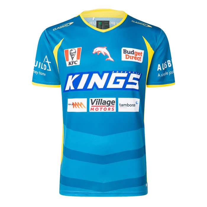 NRL Dolphins 2025 Teal Training Jersey