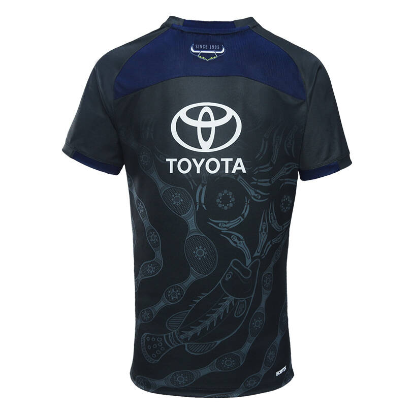 NRL North Queensland Cowboys 2024 Indigenous Dark Jersey