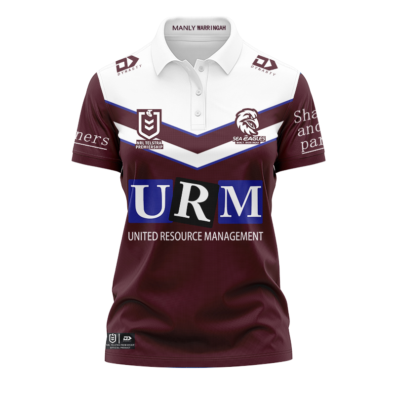 Women's NRL Manly Warringah Sea Eagles 2024 Community Polo Shirt