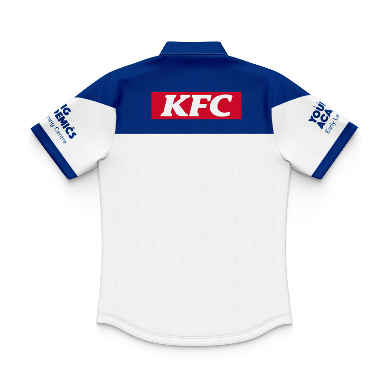 Kid's NRL Canterbury-Bankstown Bulldogs 2024 ANZAC Round Polo Shirt