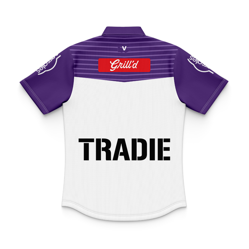 Kid's NRL Melbourne Storm 2024 Away Polo Shirt