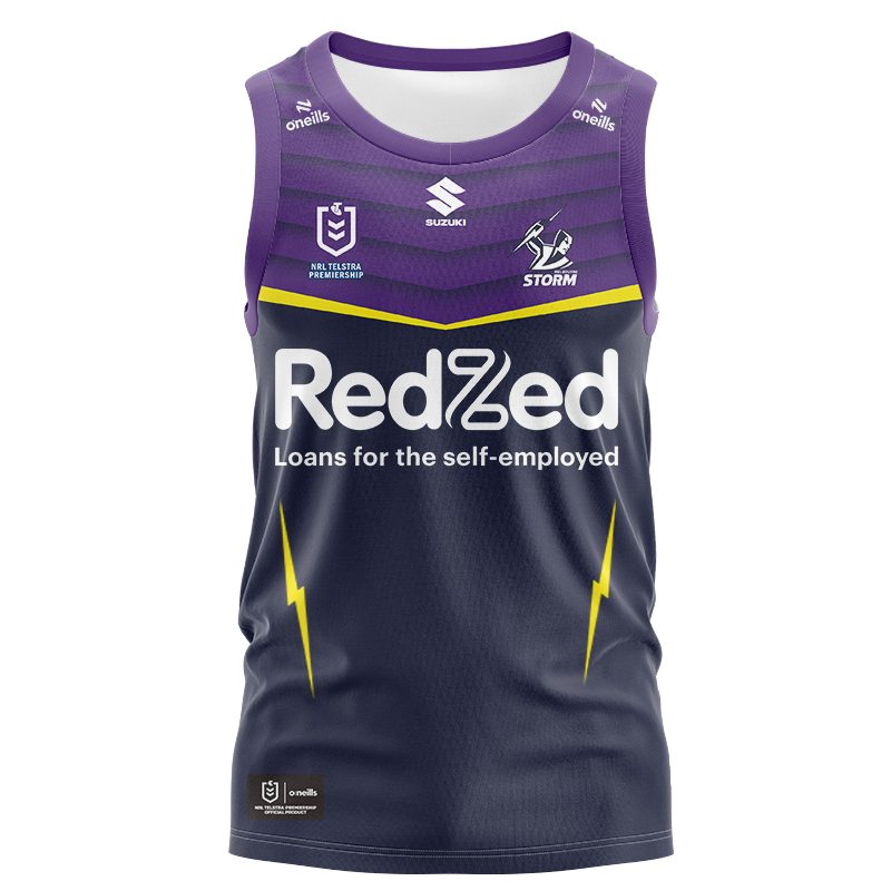 NRL Melbourne Storm 2024 Home Singlet
