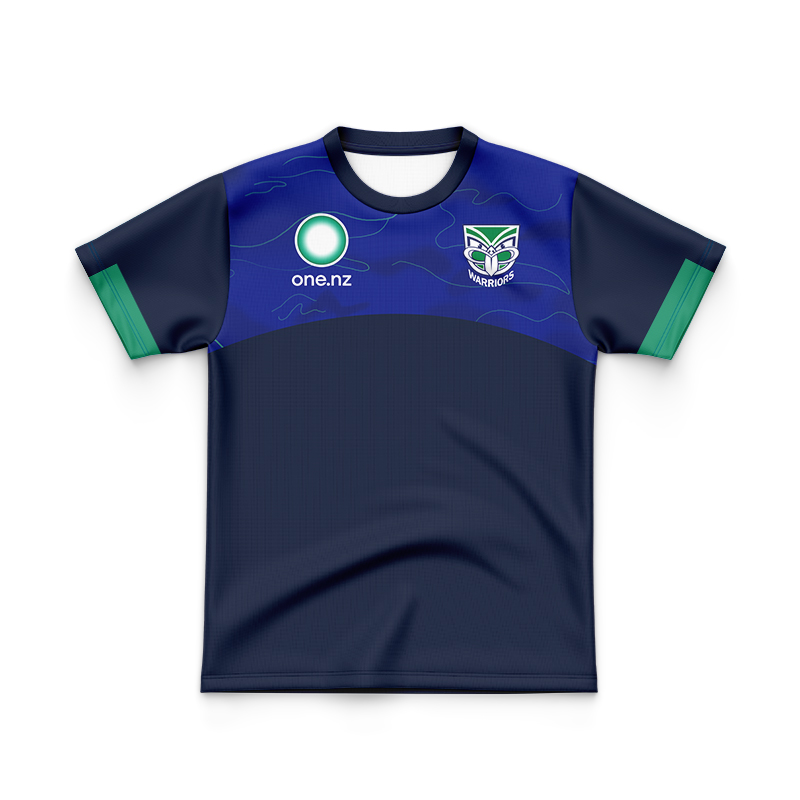 Kid's NRL New Zealand Warriors 2024 Training Jersey