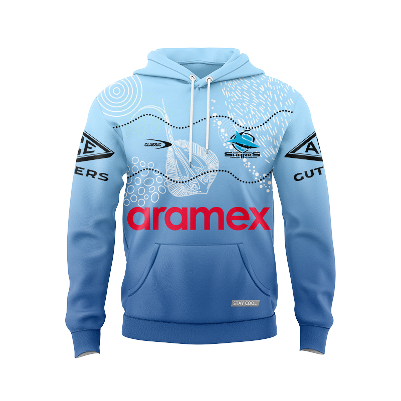 NRL Cronulla-Sutherland Sharks 2024 Indigenous Training Hoodie