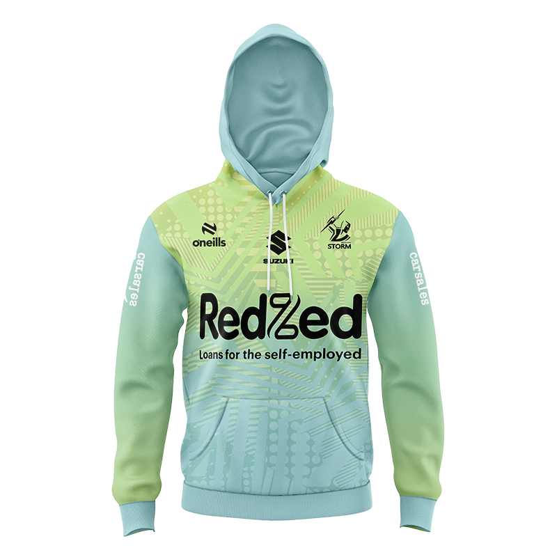 Kid's NRL Melbourne Storm 2024 Green Training Hoodie