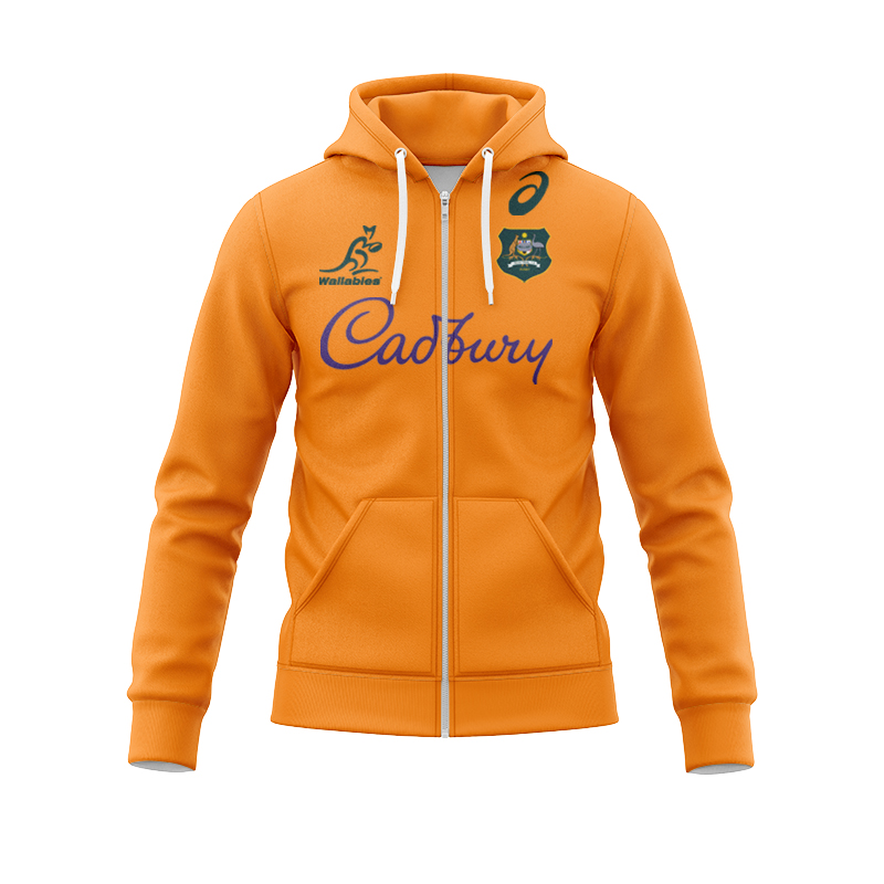 Australian Wallabies 2024 Home Zipper Hoodie