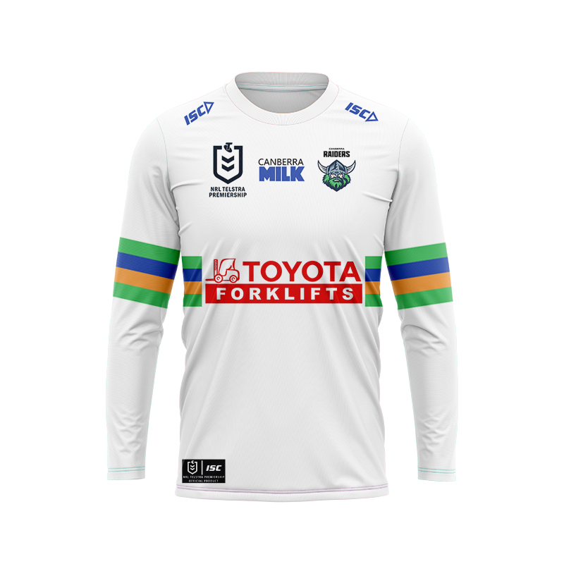 NRL Canberra Raiders 2024 Long Sleeve Away Jersey