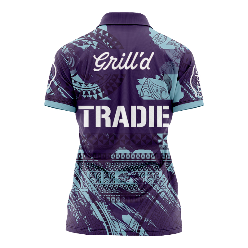 Women's NRL Melbourne Storm 2024 Multicultural Polo Shirt