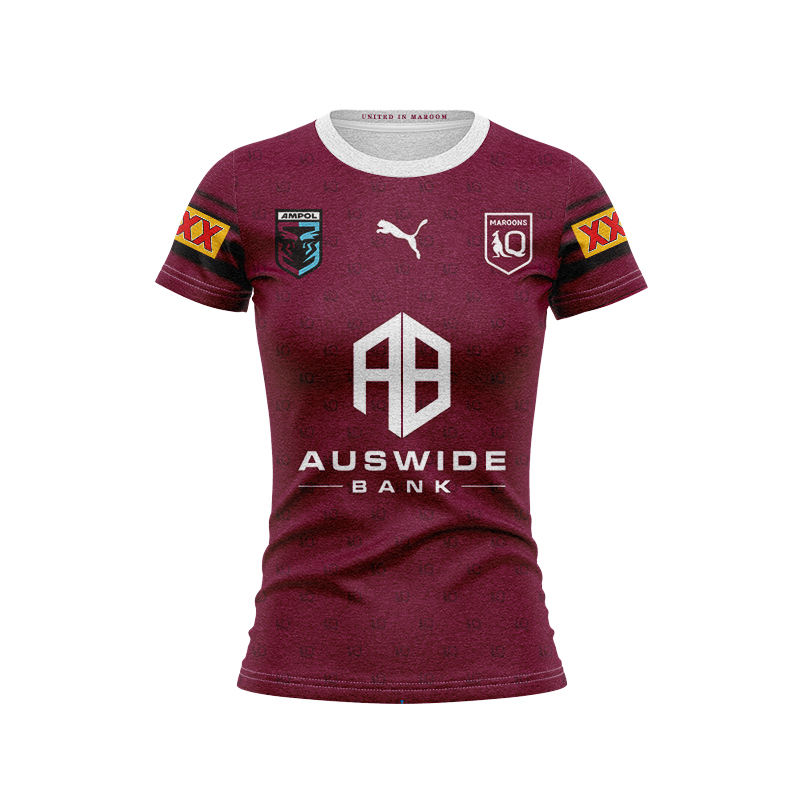 Women's QLD Maroons 2023 Home Jersey