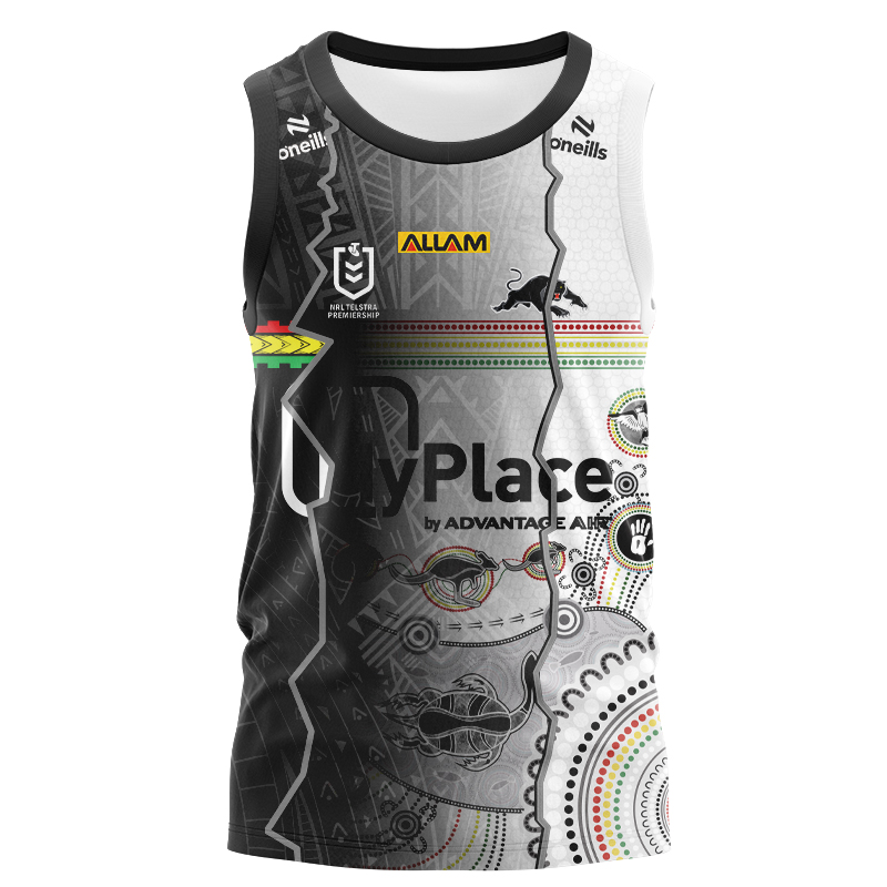 NRL Penrith Panthers 2024 Indigenous Mix Singlet