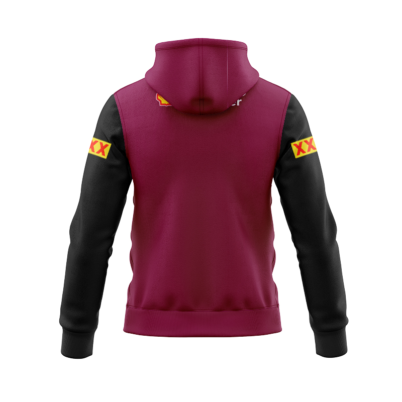 NRL QLD Maroons 2024 MFT Zipper Hoodie