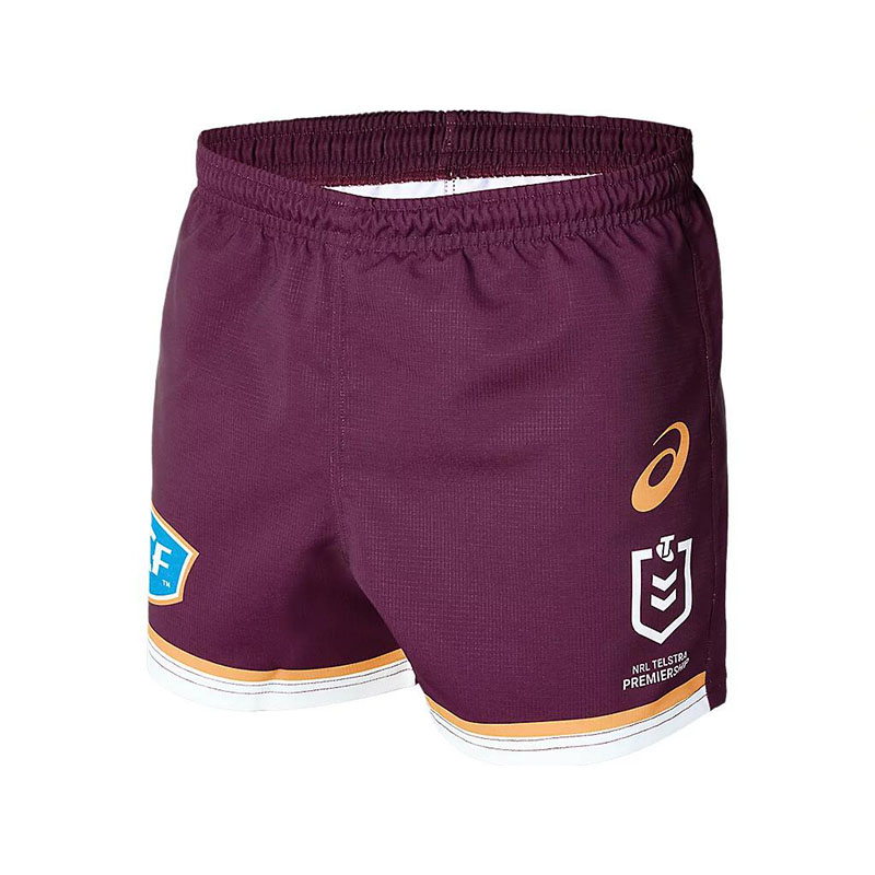 NRL Brisbane Broncos 2024 Home Shorts