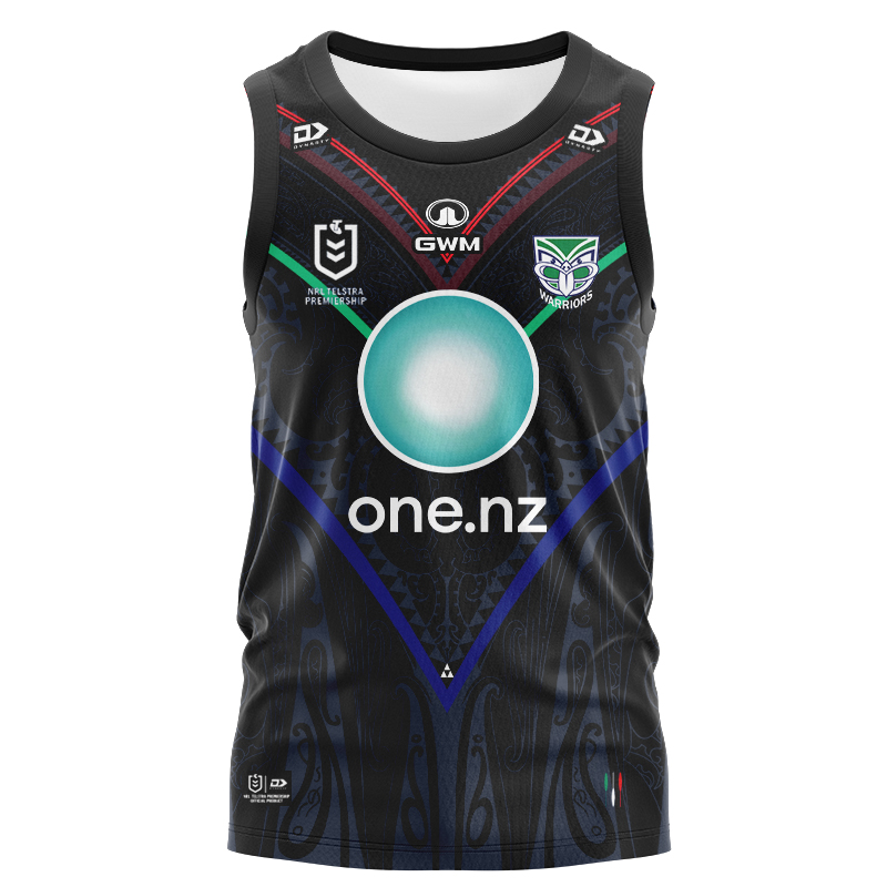 NRL New Zealand Warriors 2024 Indigenous Singlet