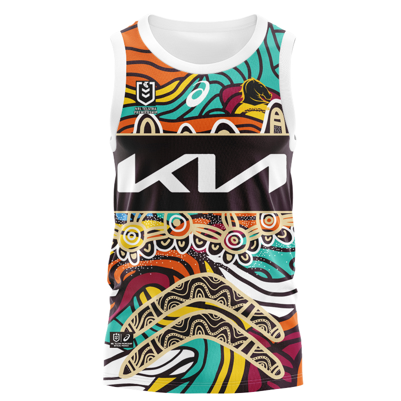 NRL Brisbane Broncos 2023 Indigenous Singlet