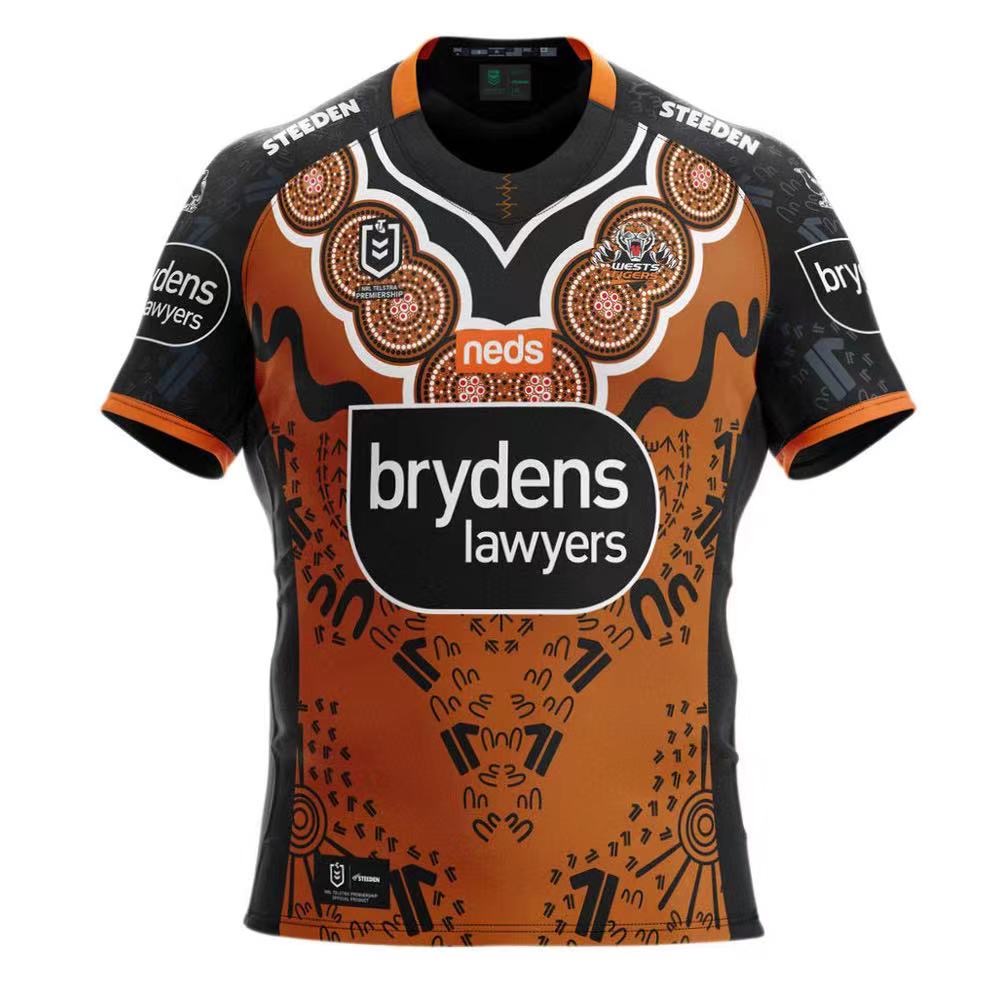 NRL Wests Tigers 2021 Indigenous Jersey