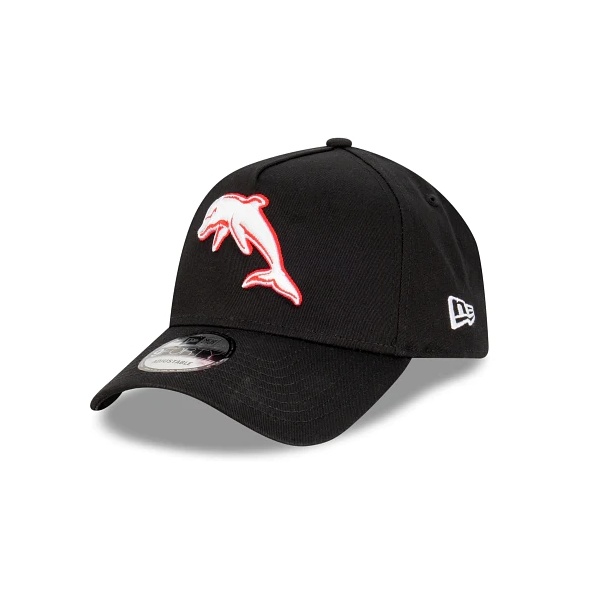NRL Dolphins Black Cap 2024