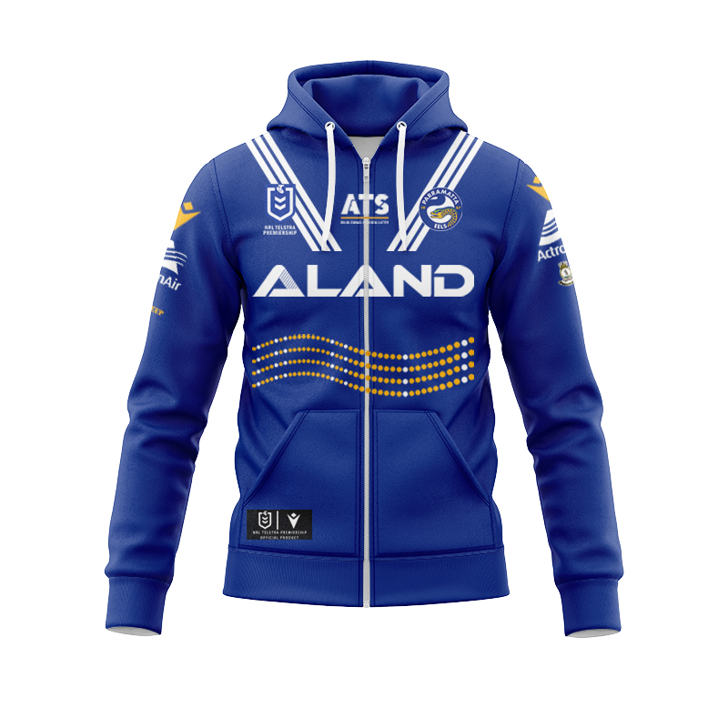 NRL Parramatta Eels 2024 ANZAC Zipper Hoodie