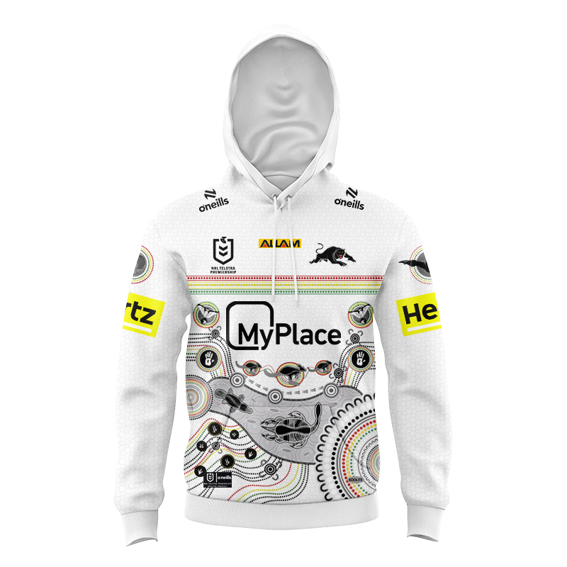 Kid's NRL Penrith Panthers 2024 Indigenous Hoodie