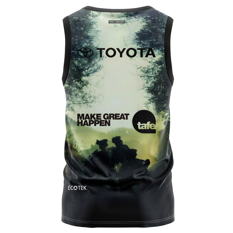 NRL North Queensland Cowboys 2024 ANZAC Singlet