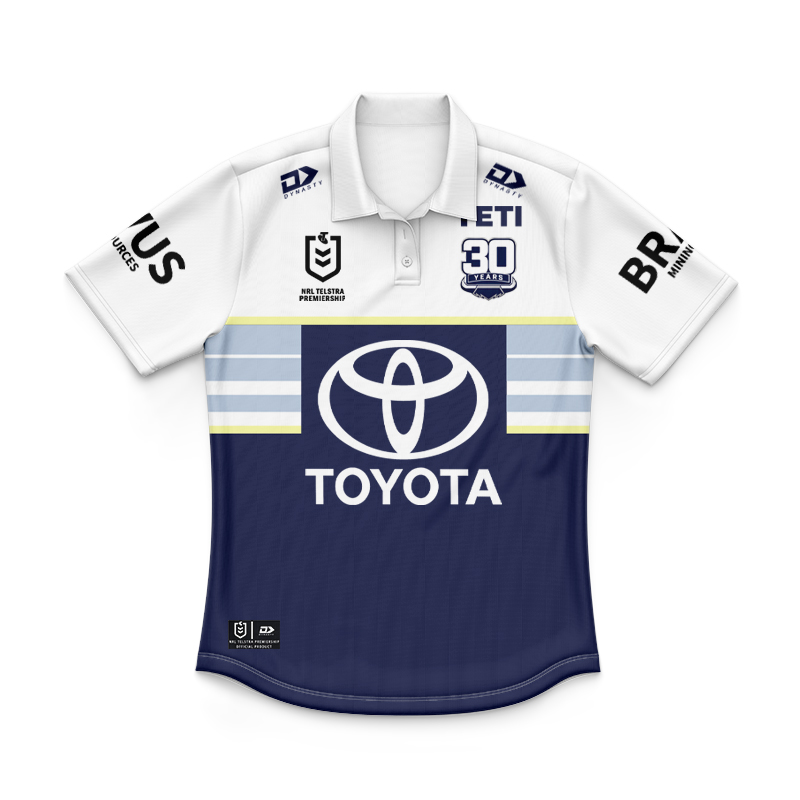 Kid's NRL North Queensland Cowboys 2025 Away Polo Shirt