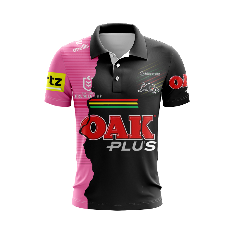 NRL Penrith Panthers 2023 Mix Polo Shirt