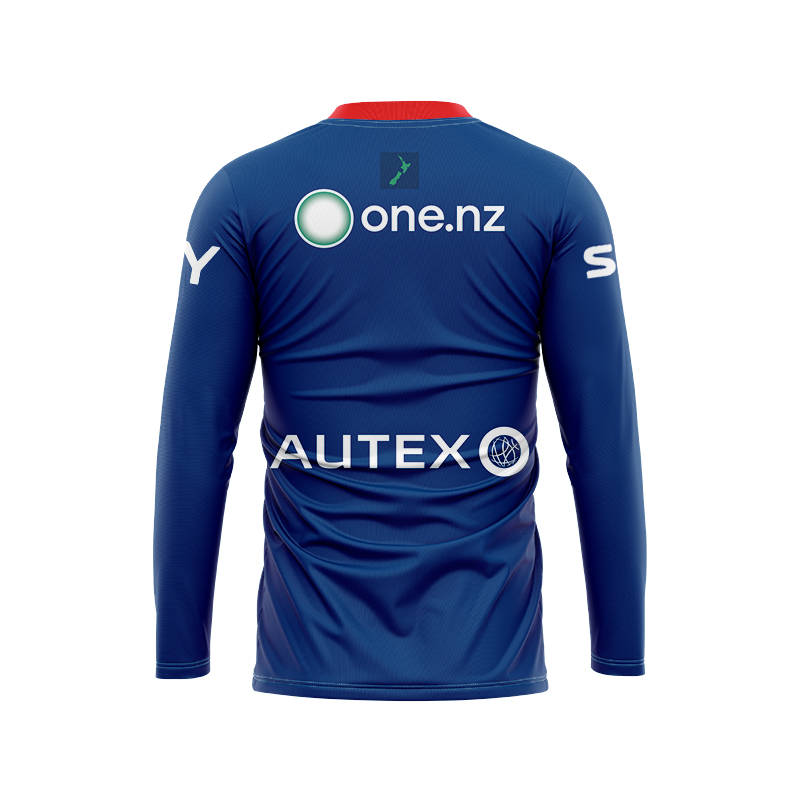NRL New Zealand Warriors 2024 Long Sleeve Home Jersey