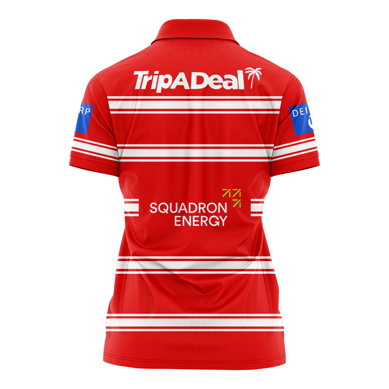 Women's NRL St George Illawarra Dragons 2024 Away Polo Shirt