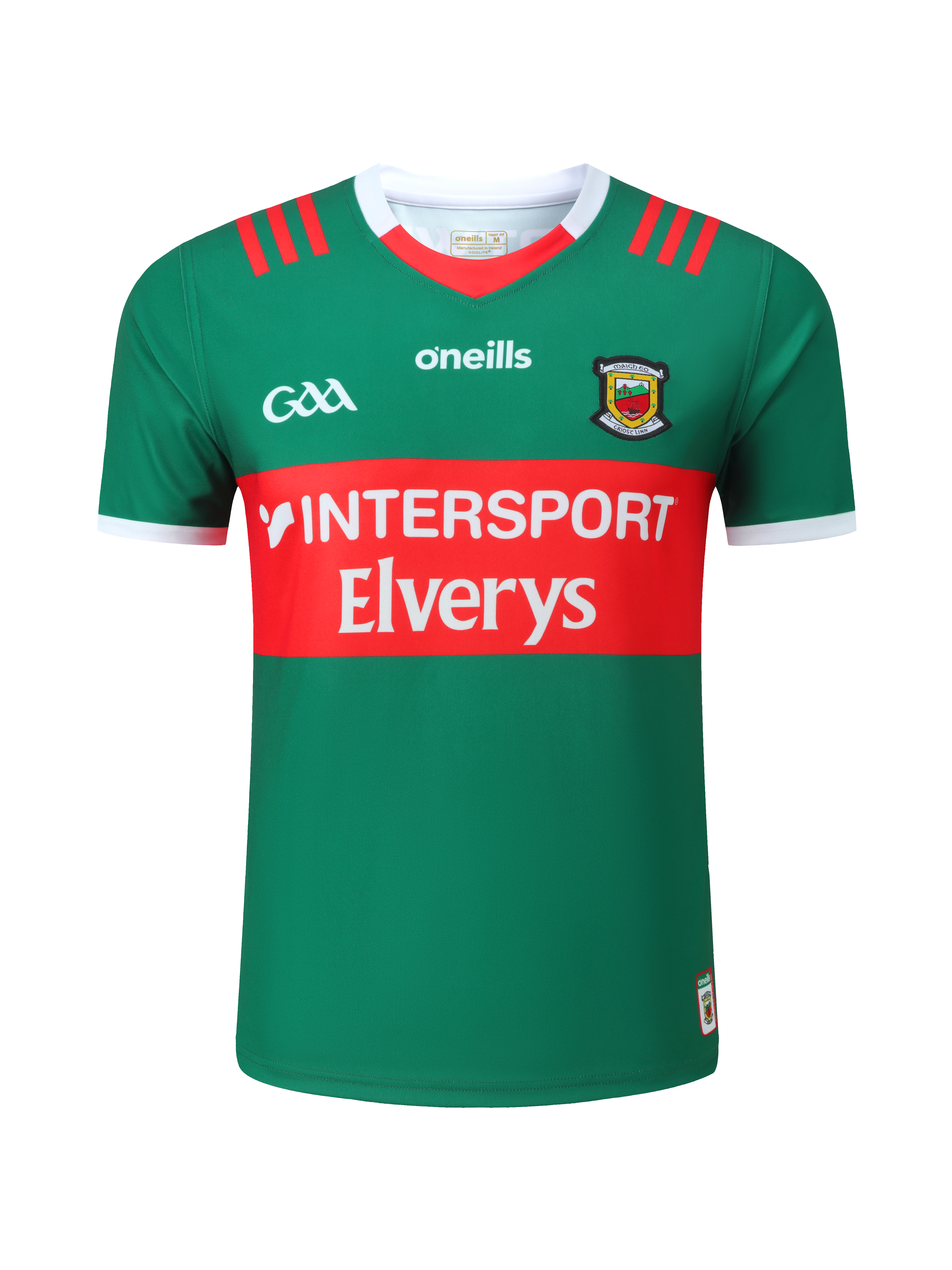 Men's Mayo GAA 2 Stripe 2023 Home Jersey