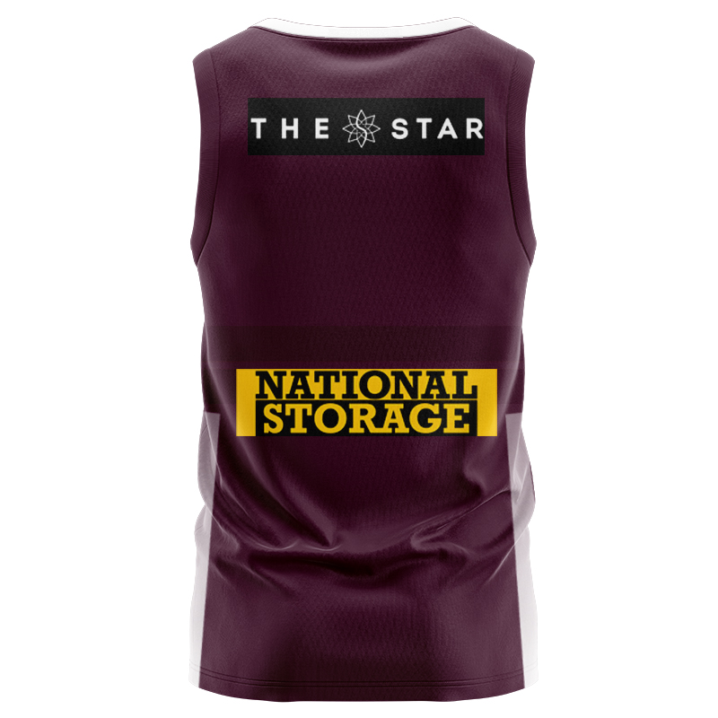 NRL Brisbane Broncos 2025 Home Singlet