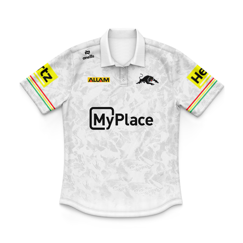 Kid's NRL Penrith Panthers 2024 Light Training Polo Shirt