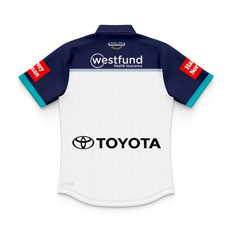 Kid's NRLW North Queensland Cowboys 2024 Away Polo Shirt