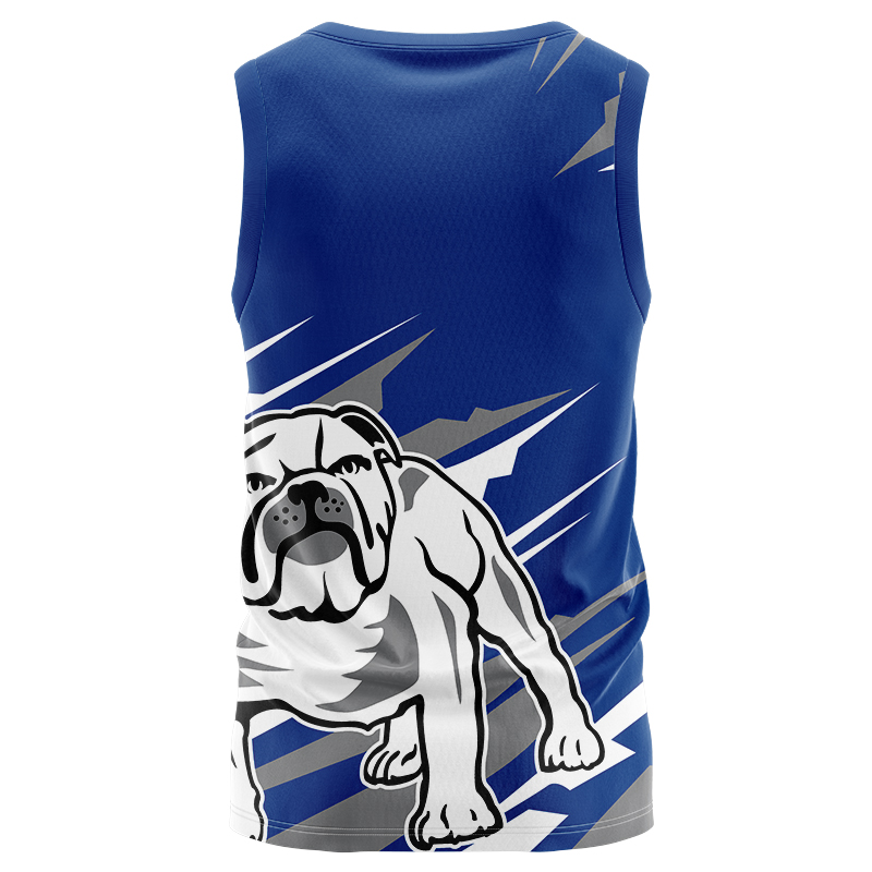 NRL Canterbury-Bankstown Bulldogs 2024 'FISHFINDER' Singlet
