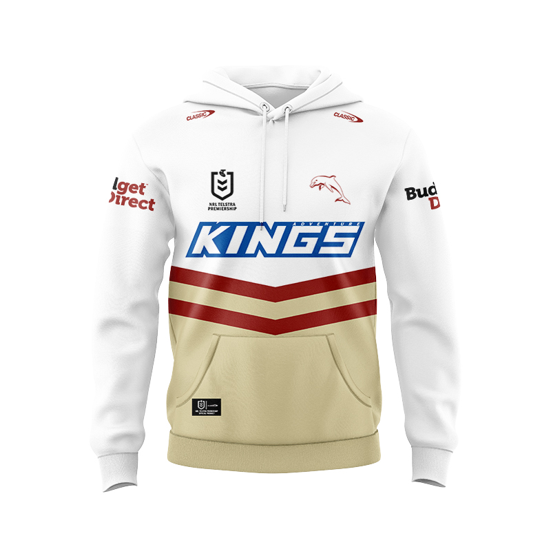 NRL Dolphins 2024 Away Hoodie