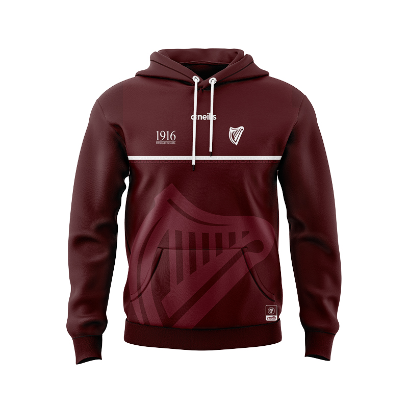 Men's Ireland GAA 1916 Commemoration Brown Hoodie