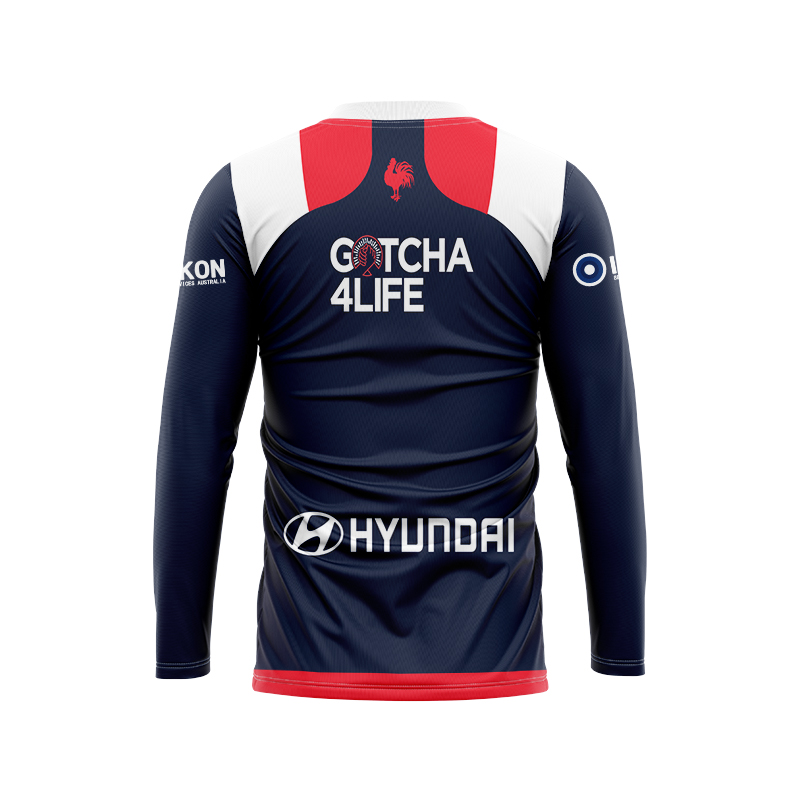 NRL Sydney Roosters 2024 Long Sleeve Home Jersey