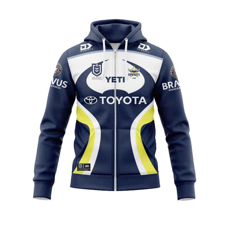 NRL North Queensland Cowboys 2024 Charity Zipper Hoodie