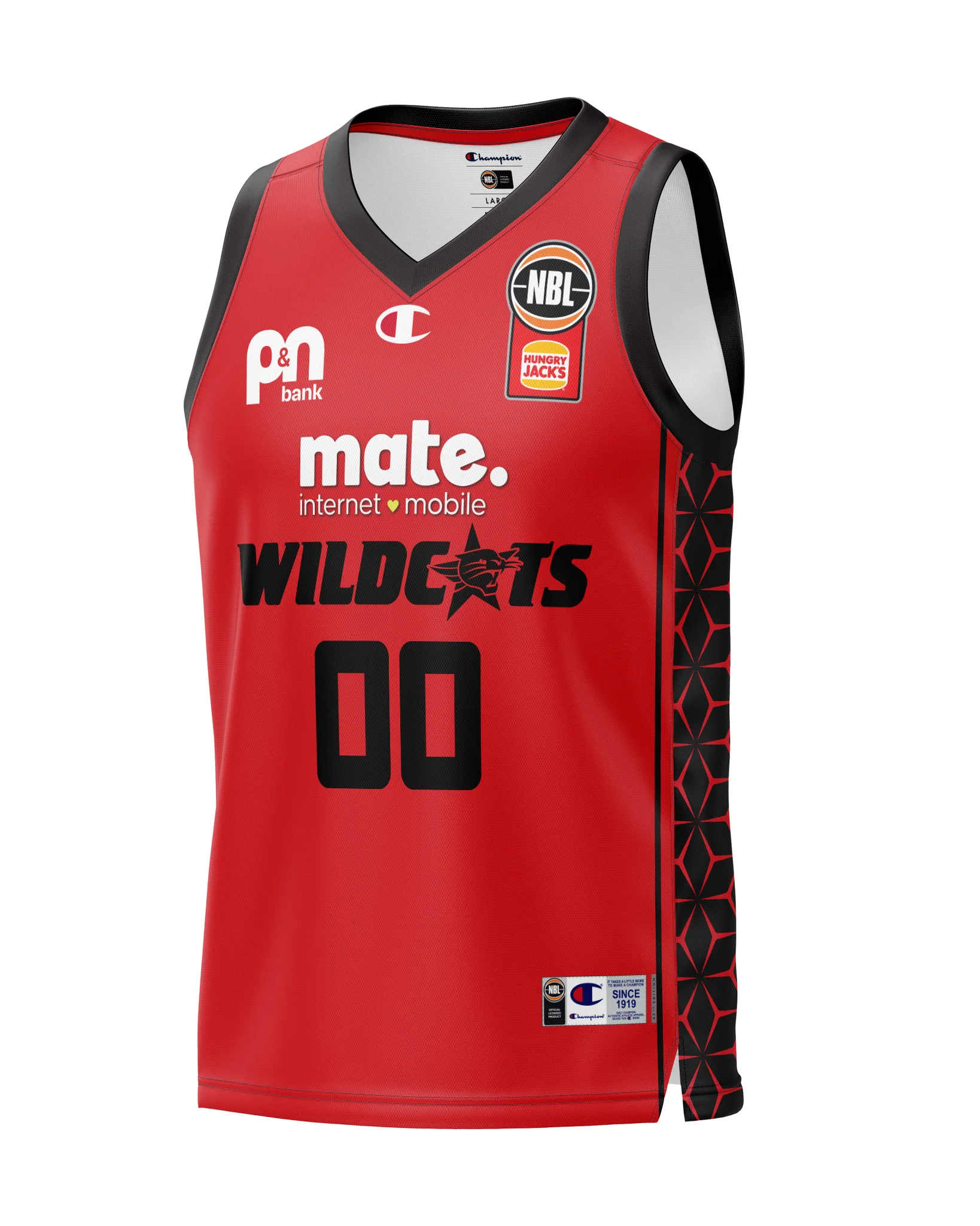 Perth Wildcats 24/25 Primary Jersey - Personalised