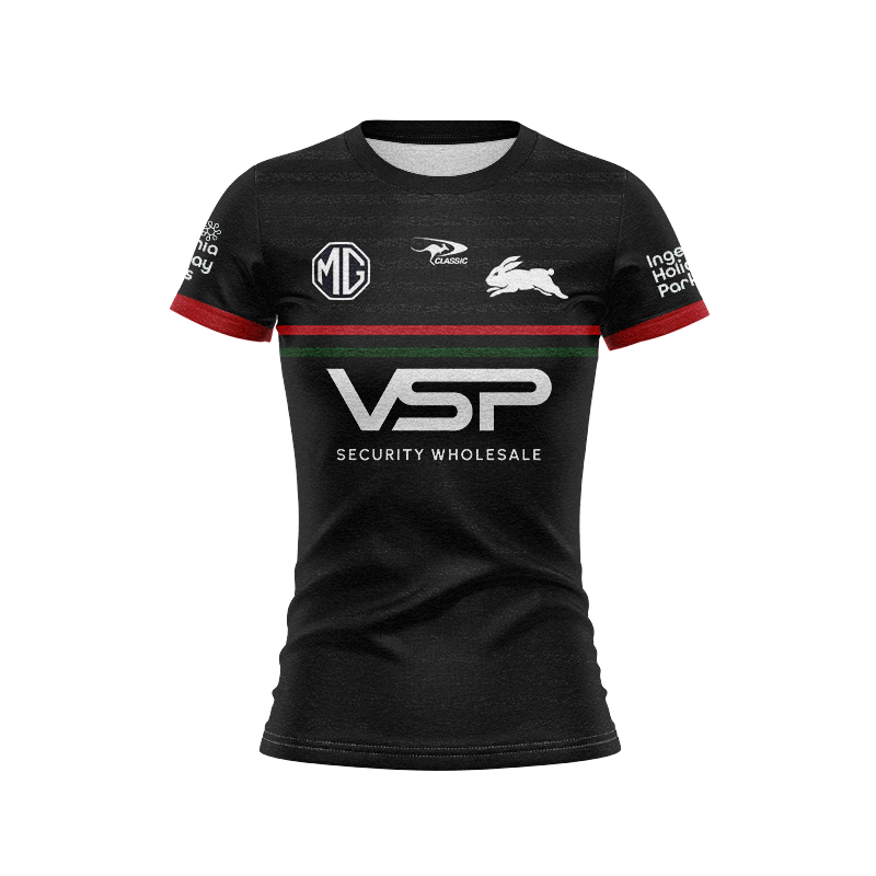 Women's NRL South Sydney Rabbitohs 2024 Black Training Jersey