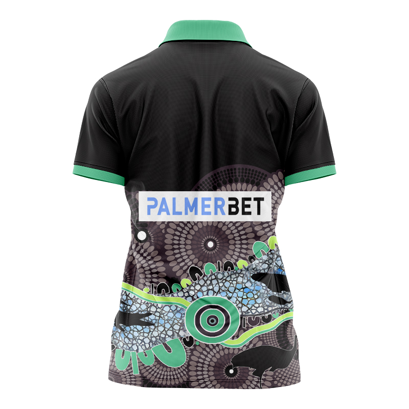 Women's NRL Canberra Raiders 2024 Indigenous Run Out Polo Shirt
