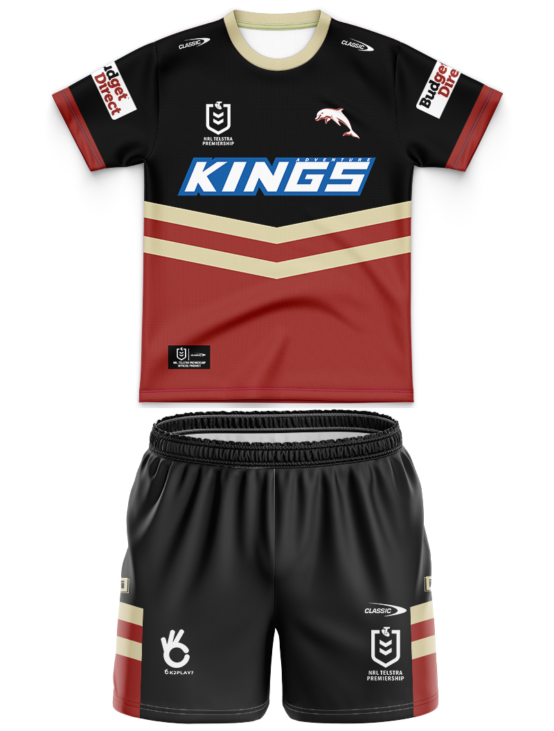 Kid's Dolphins 2024 Training Jersey+Shorts