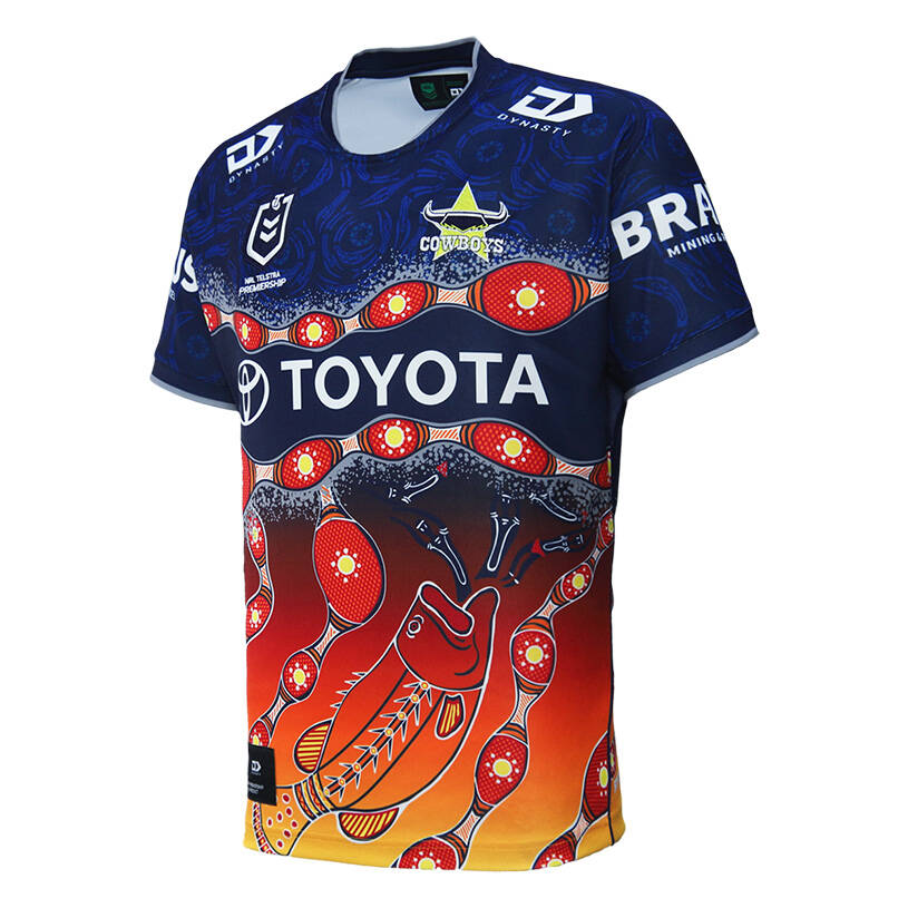 NRL North Queensland Cowboys 2024 Indigenous Jersey