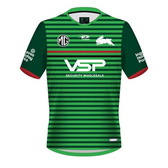 NRL South Sydney Rabbitohs 2024 Gren Training Jersey